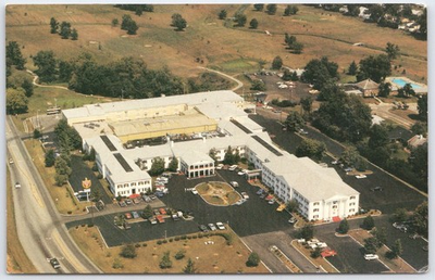 #ad #ad Vintage The Campbell House Hotel Lexington KY Aerial View Postcard $5.95