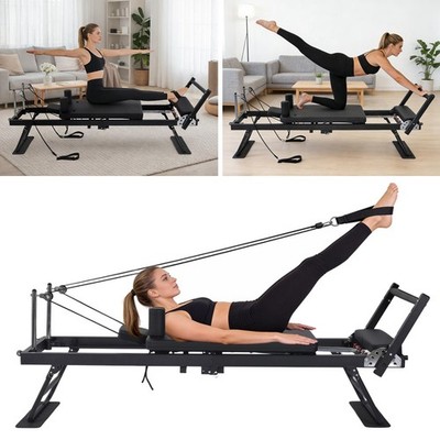 Pilates Reformer Maschine Für Zuhause, Pilates-Reformer, Faltbar 197 X 57 X 73Cm
