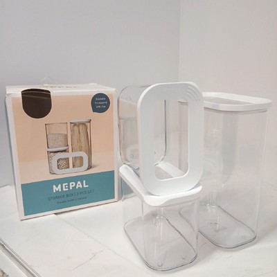 Mepal - Vorratsbehälter Modula 3-teiliges Set - Aufbewahrungsboxen mit Deckel -