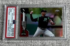 Hunter Greene ROOKIE Topps Rare Red Parallel */10 Cincinnati Reds RC MINT PSA 9