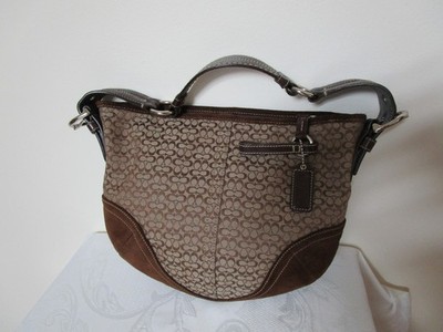 バッグ Coach Brown Suede Soho Hobo Handbag y2k s-l400.jpg