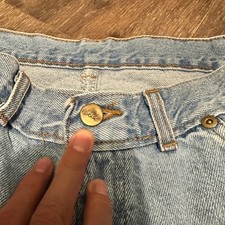 Chic Jean Denim Shorts High Waist VINTAGE Tag Size 18