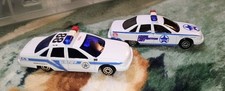 2000 Maisto Chevrolet Caprice Sheriff Tonka White Chevy Police Car x 2 lot