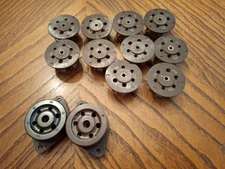 Lot Of 6 Pin Tube Sockets Wafer Type