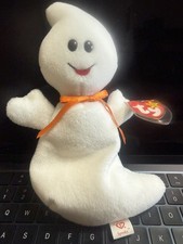 Rare Ty Original Beanie Baby 1995 Spooky the Ghost Discontinued