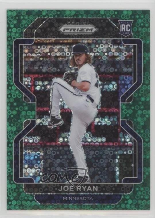 2022 Panini Prizm Green Donut Circle Prizm Joe Ryan #81 Rookie RC b4d