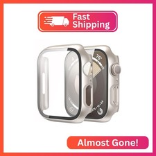 HAANILKYI 2 Pack for Apple Watch Screen Protector Case Series 9 8 7 45mm, Ultra