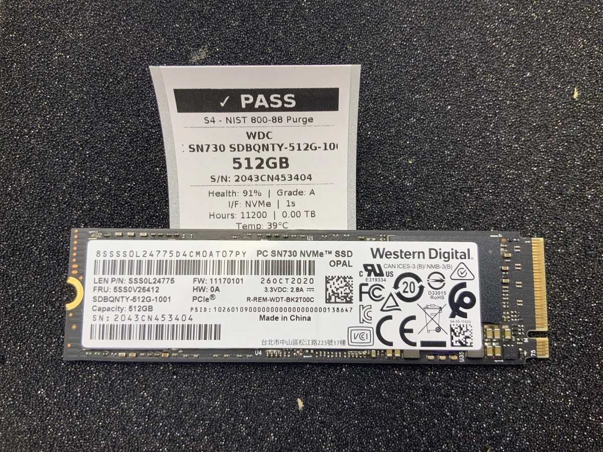 Western Digital 512 GB Solid State Drives for sale - eBay