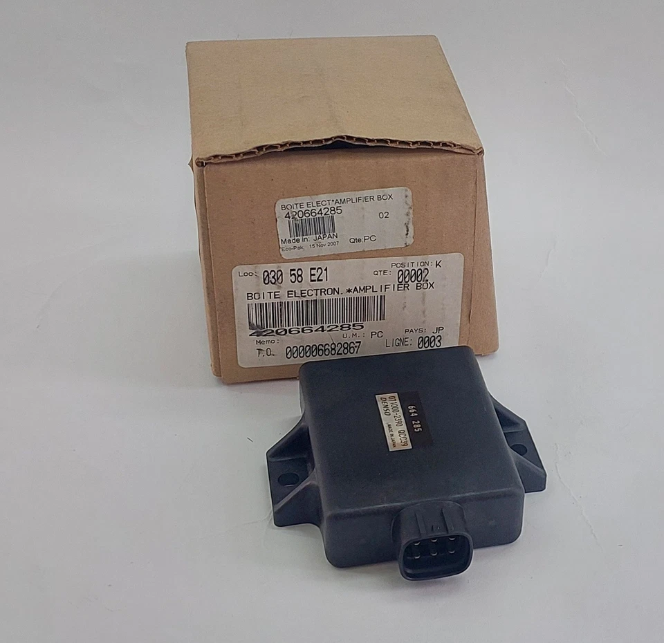 Caixa amplificadora Can-Am BRP 420664285 FABRICANTE DE EQUIPAMENTO ORIGINAL Outlander / MAX 400 ATV 2004–2008 - Imagem 3 de 4