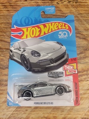 Hot Wheels Porsche 911 GT3 RS- Then and Now 7/10 *Package has bent corners*