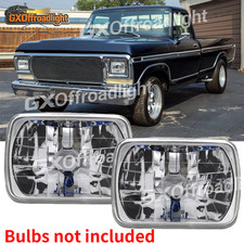 Fit 1976-86 Ford F150 F-150 Pickup Pair 7x6 5x7 Headlight Housing Original Look