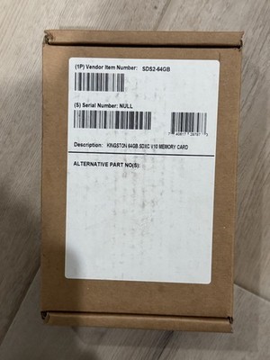 64GB Kingston Canvas Select Plus SD Card Class 10 V10 UHS-I High Speed (SDS2/64)