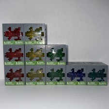 New Jelly Cube Minecraft Squishy Viral Stress relief Sensory Toy- Green