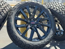 2026 Gloss Black Wheels Rims Tires 22" for GMC Sierra Yukon Denali OEM Specs