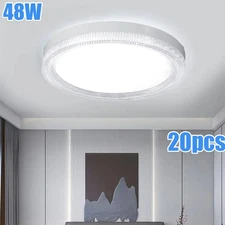 20X 11.81nch 48W Recessed LED Ceiling Light Fixture Kitchen Round Ceiling Light 