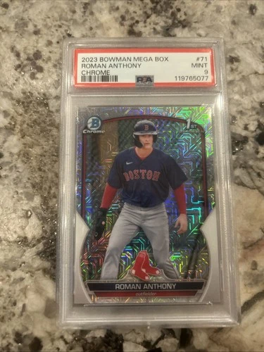 2023 Bowman - Chrome Prospects Roman Anthony #BCP-71 Mojo Refractor (RC) PSA 9
