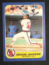1986 FLEER Reggie Jackson #160