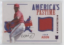 2022 Panini Chronicles America's Pastime Swatches Red Joan Adon #APS-JA b4d