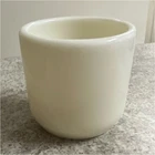 Vintage Corning WWII Navy handleless mug milk glass