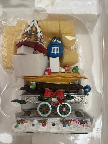 NEW! Danbury Mint The M&M’s Chocolate Candy Yuletide Flyer 5 Pc Train Christmas - Picture 10 of 11