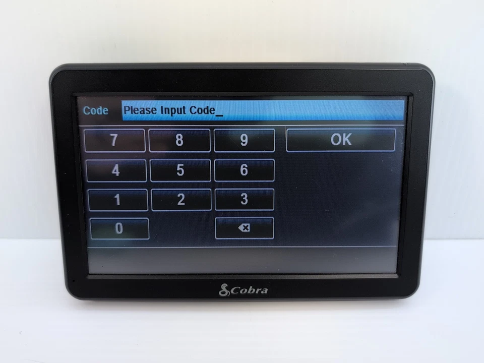 Cobra 7600 Pro 7” GPS Navigation - Monitor Only - For Parts Repair - Input Lock - Image 2 of 4