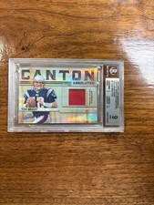 2009 ABSOLUTE GAME WORN JERSEY CANTON PRIME TOM BRADY #/50 Becket 9 G26304
