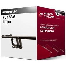 Anhängerkupplung abnehmbar für VW Lupo 09.1998-07.2005 neu
