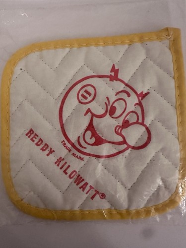 New Vintage Reddy Kilowatt Magnepad Magnetic Potholder Factory Sealed OG&E