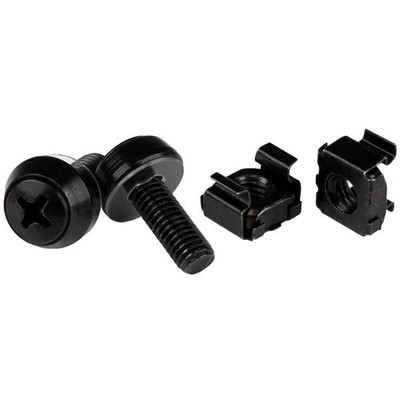 Startech.Com M6 x 12 mm Schrauben und Käfigmuttern 50 Stück