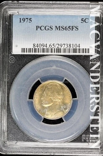 1975-P Jefferson Nickel — photo from another recent sale