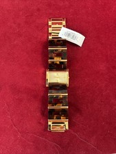 Reloj Pulsera Guess Eslabones G U12565L1 Oro Marrón Tono Cuarzo
