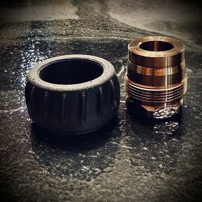 Plan B Thread Protector for Rearden - Carbon Fiber Matte Black