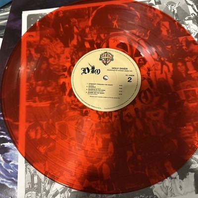 Dio - Holy Diver LP 2018 Warner Bros – R1 23836 [RED VINYL] NM/NM