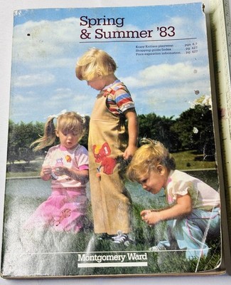Montgomery Ward Spring Summer 1983 Vintage Catalog Fashion Home Decor Tools Good