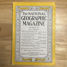 Vintage National Geographic September 1948 Ntl Gallery Smithsonian Mesa Verde