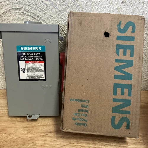 Siemens General Duty 30A 2-Pole 3-Wire 240-V Non Fuse Outdoor Switch GF221NRAU