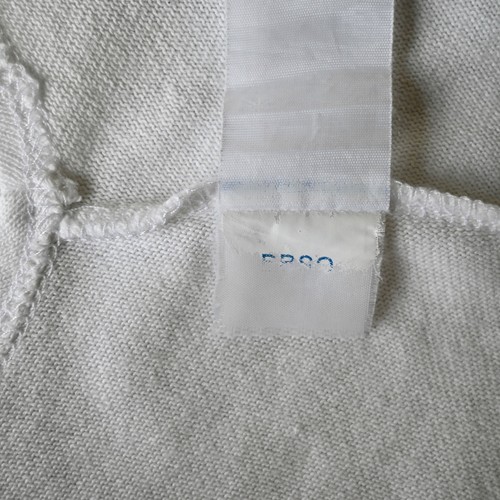 Etikettloses, SAINT JAMES schweres bretonisches Baumwollhemd Made in France, weiß, 5/ML - Bild 9 von 9