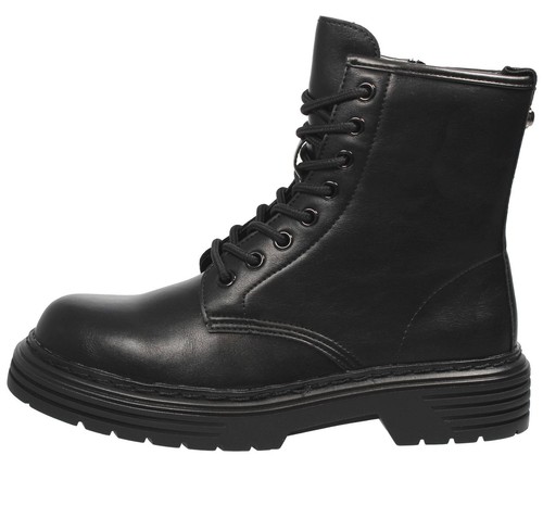 Cafe' Noir Anfibi Con Cerniera Nero - Taglia 35 Scarpe Donna Stivaletti - Foto 3 di 3