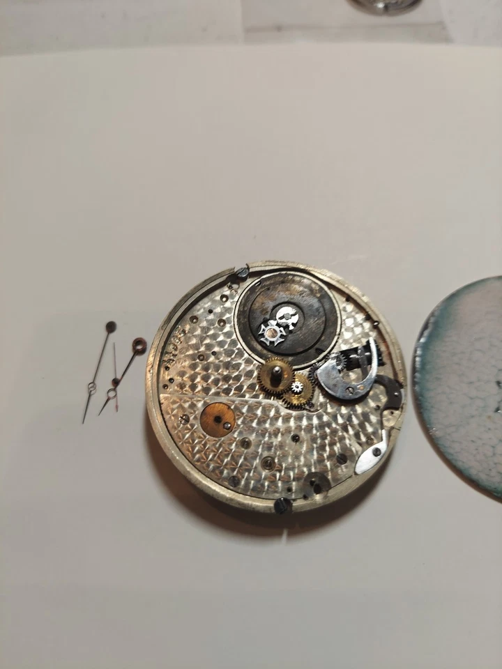 Карманные часы Ulysse Perret Locle высокого класса с механизмом мужские швейцарские полностью украшенные драгоценностями - Изображение 2 из 4