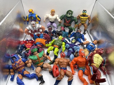 18 - Vintage MOTU 1980's He-Man Toys Huge Lot of Figures Some Accessories NICE 1