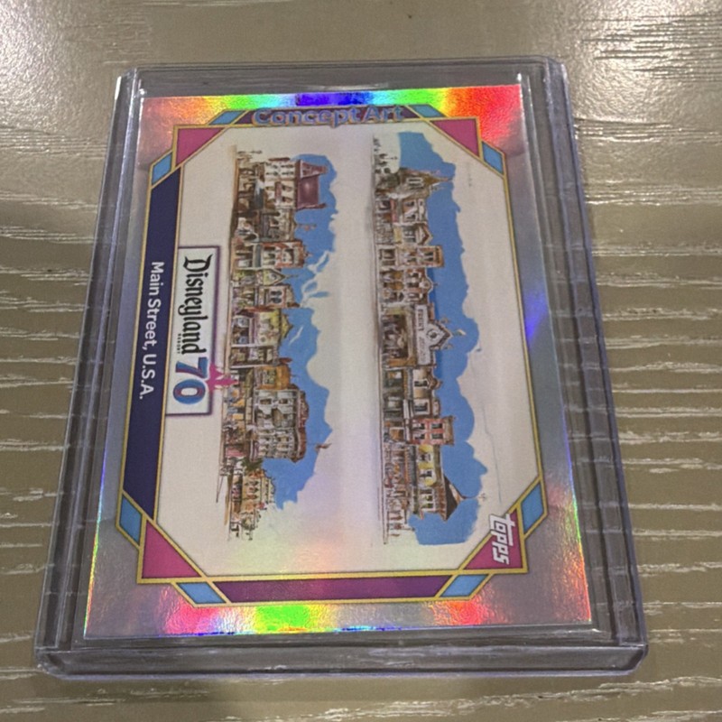 Topps 2025 Disneyland 70 Main Street, U.S.A. Concept Art Holographic #120