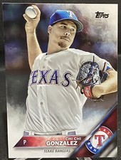 2016 Topps Series Two Rainbow Foil Chi Chi Gonzalez #597 Texas Rangers