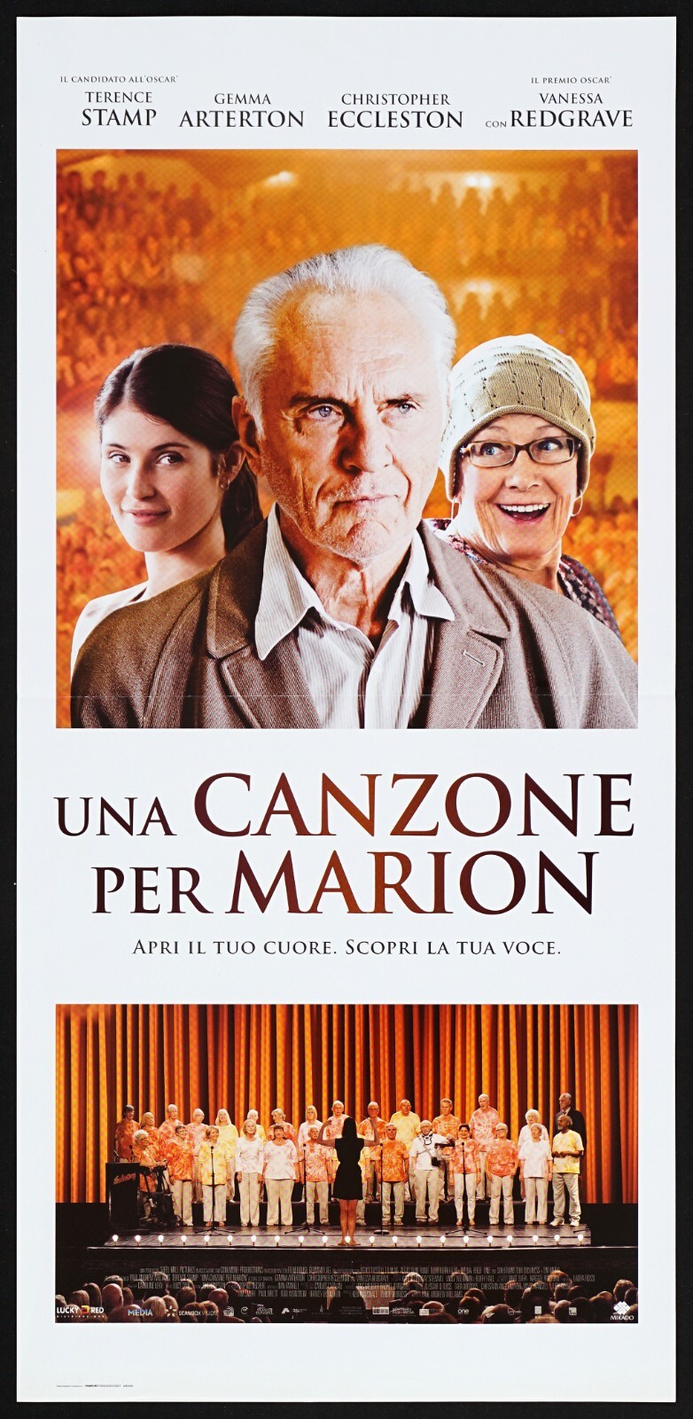 Locandina originale film Una canzone per Marion (2012) - Regia di Paul Andrew Williams