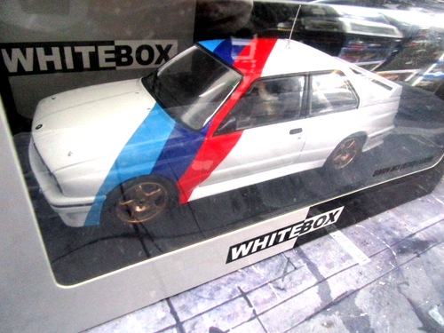 BMW M3 Sport M Serie 3 E30 BMW Decoración Motorsport 1989 Caja Blanca NUEVO 1:24 - Imagen 2 de 6