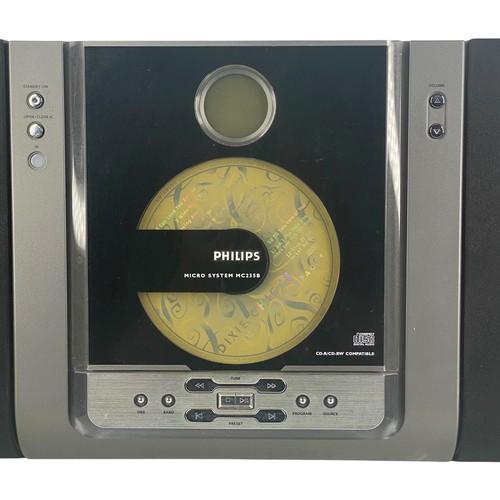 Philips Micro System MC235B/37 CD-R/CD-RW Compatible Stereo WORKING no remote - Picture 4 of 13