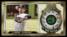 2022 Topps Gypsy Queen GQ Gems Mini Shane Bieber Cleveland Indians #GGM-15