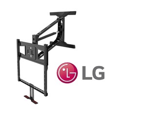 Above Fireplace Pull Down Full Motion Lg Tv Wall Mount 40 50 55