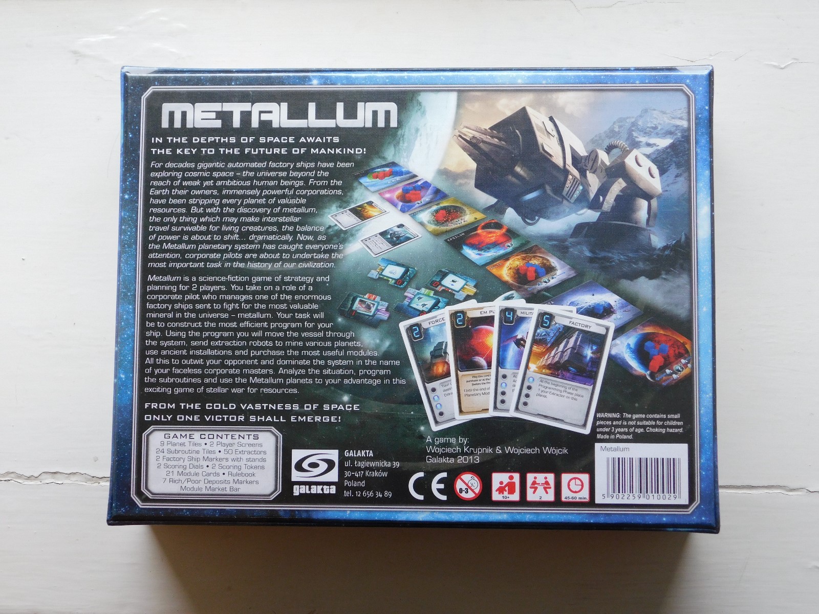 Metallum, Board Game