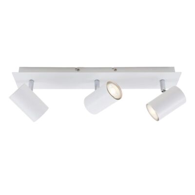 3 Wege Decken Leuchte Strahler Leiste Einbau Lampe Schlafzimmer verstellbar GU10 weiß