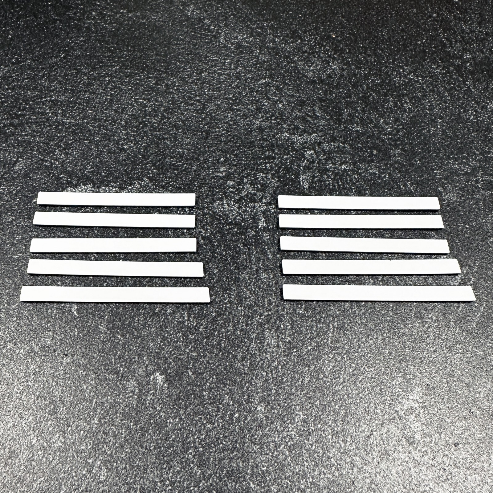 For Toyota Tundra Front Grill Intake Ribs WHITE PLASTIC 22-24 NOT VINYL 10pcs